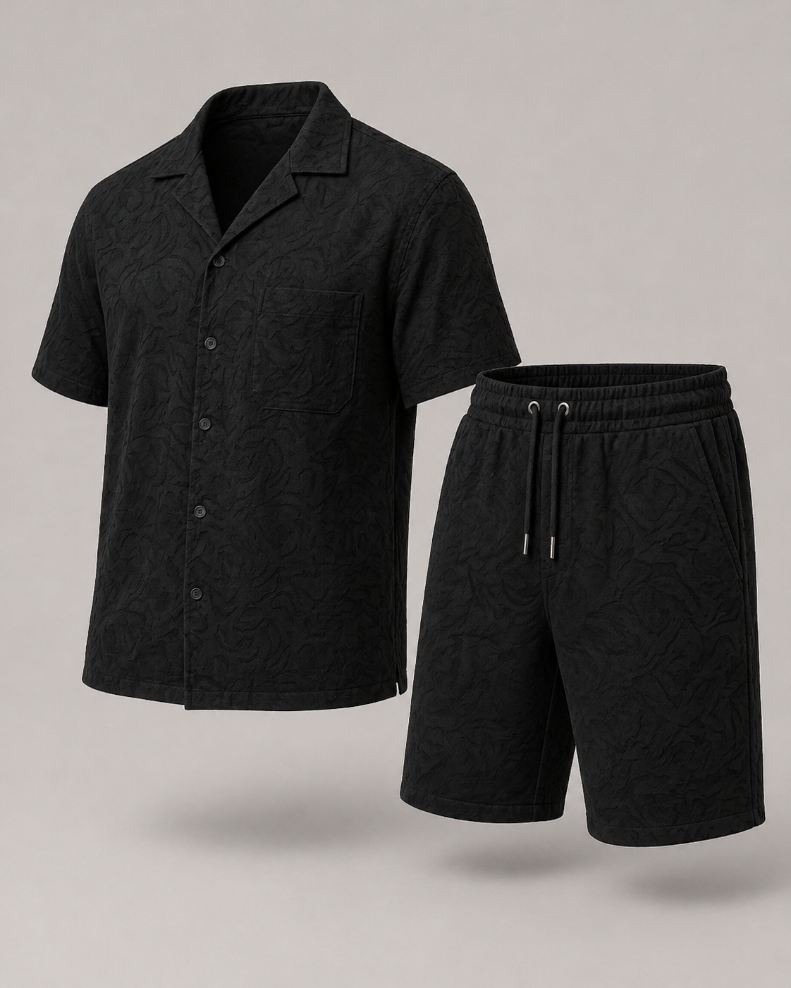 CAMARINO - TWO PIECE SET - BLACK