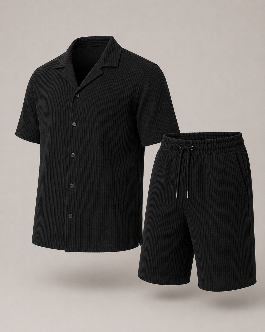CAPRI - TWO PIECE SET - BLACK