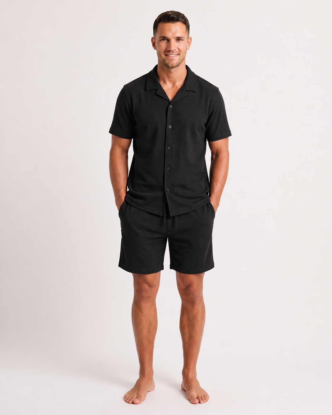 CAPRI - TWO PIECE SET - BLACK