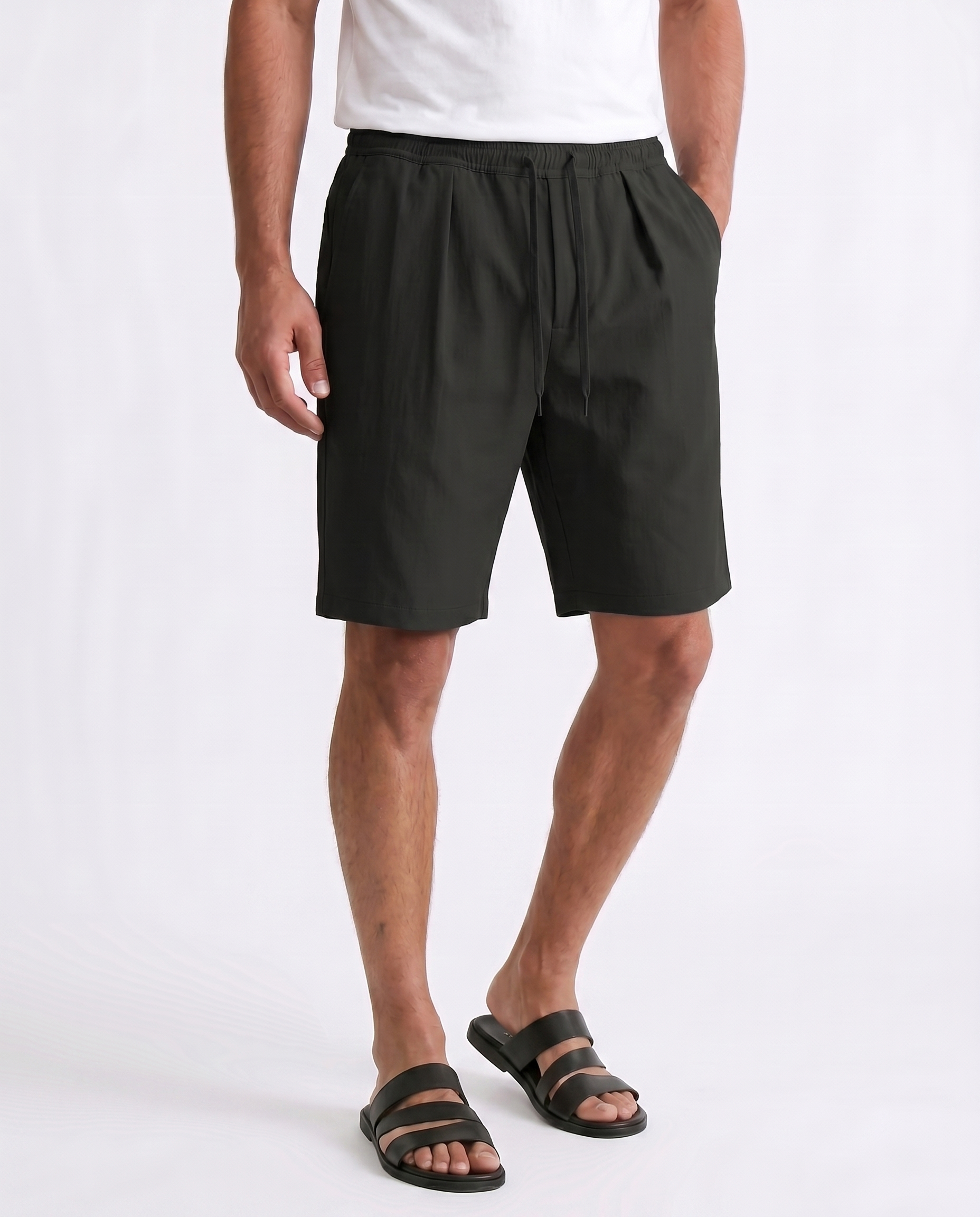 SORRENTO - CHINO SHORTS - BLACK
