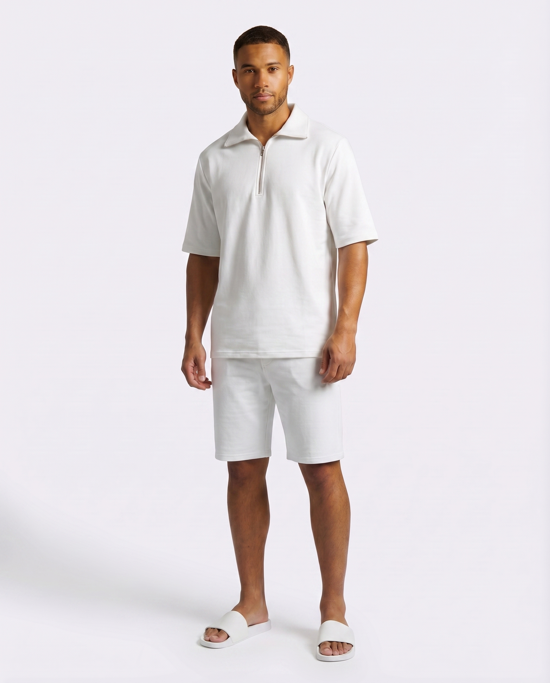 CALVI - TWO PIECE SET - WHITE