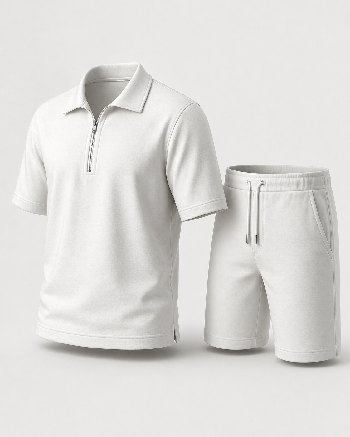 CALVI - TWO PIECE SET - WHITE