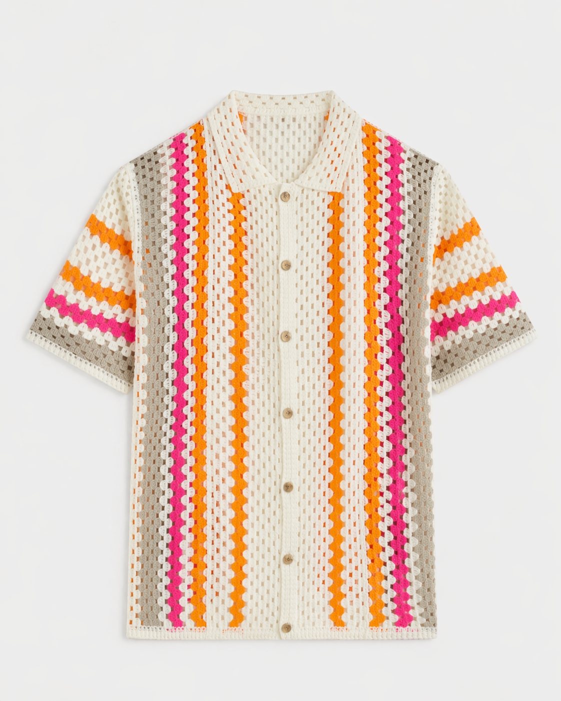 LAGOS - BLOUSE - STRIPED ORANGE