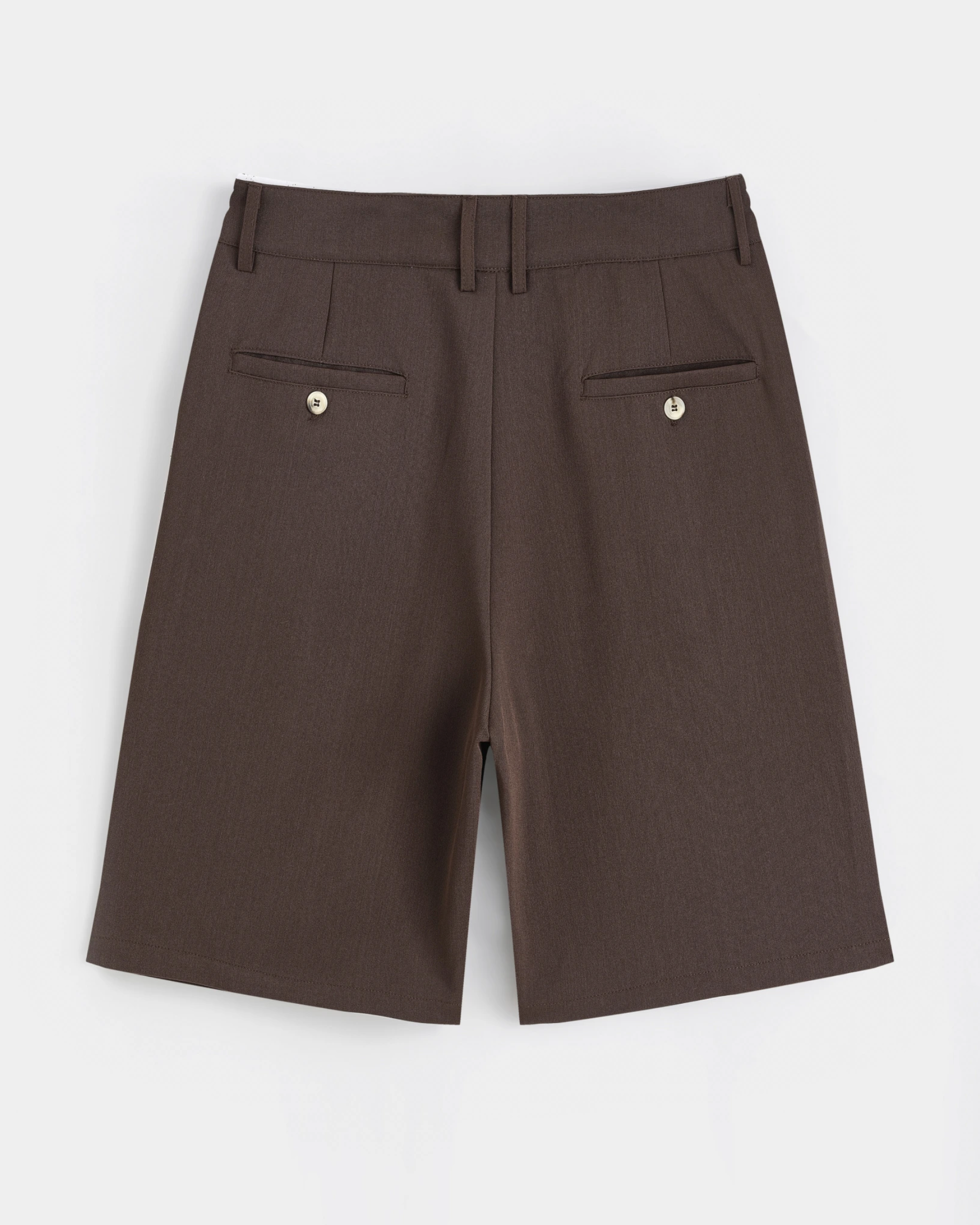 COMPORTA - PLEATED SHORTS - BROWN