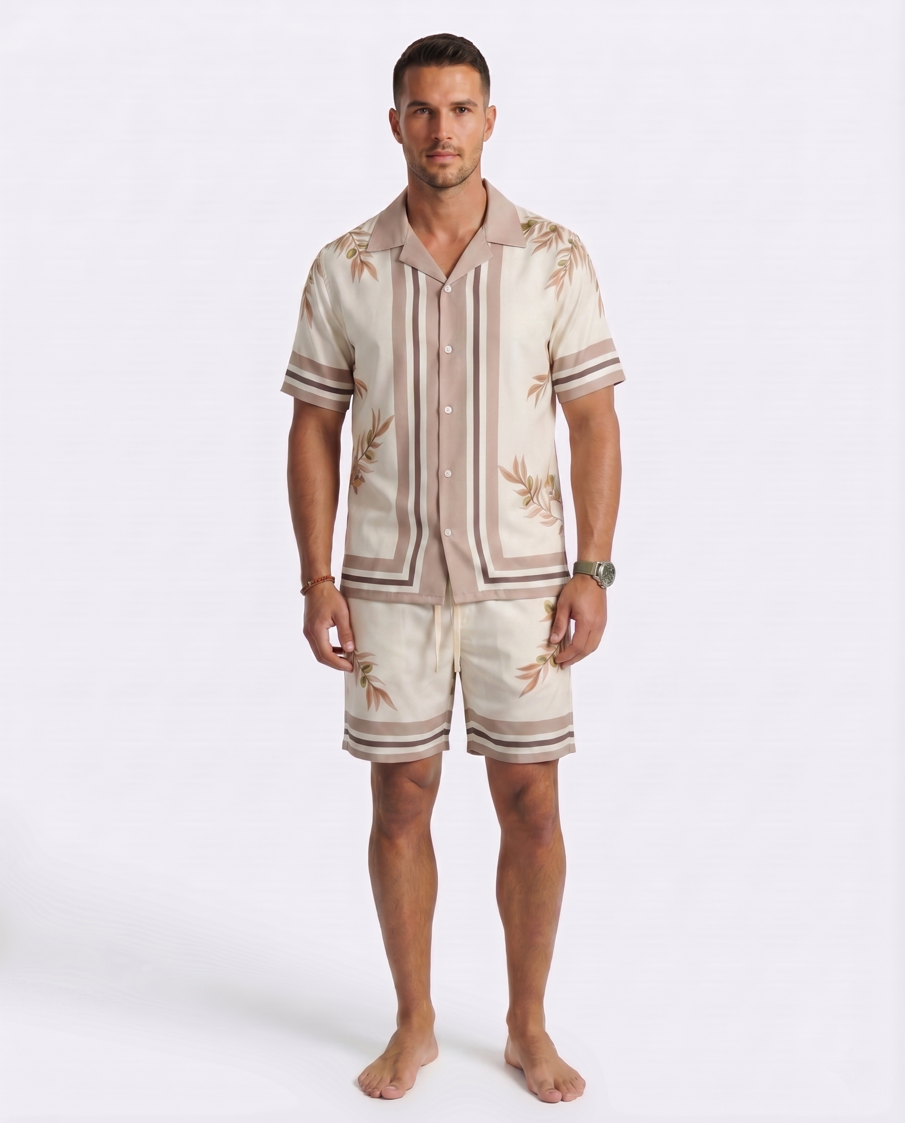 MYKONOS - TWO PIECE SET - OLIVE